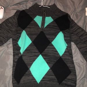 Carbon Zip-Up Sweater